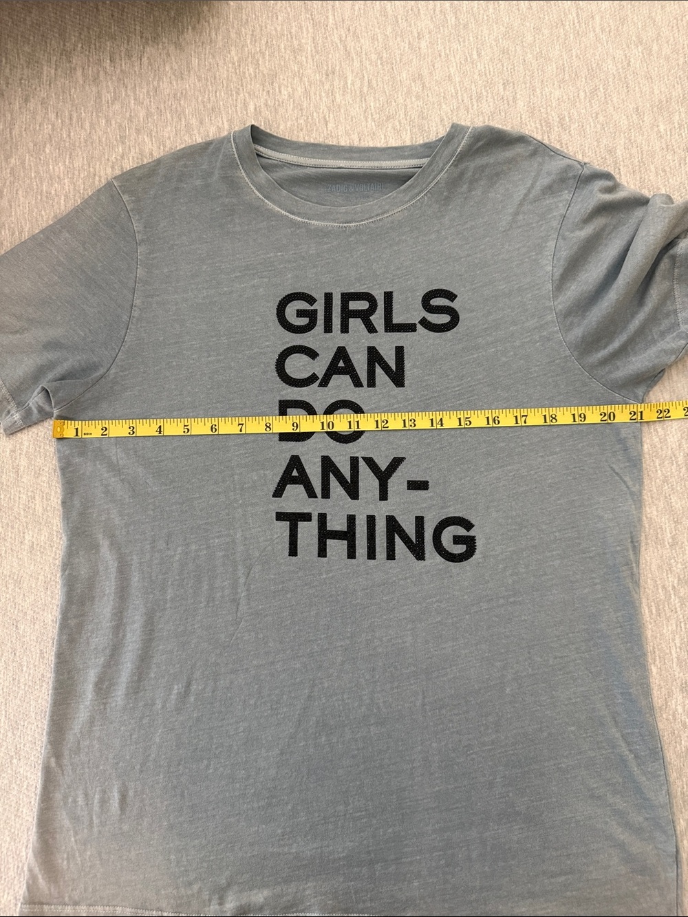 Zadig & Voltaire Gray T-Shirt - Picture 3 of 3